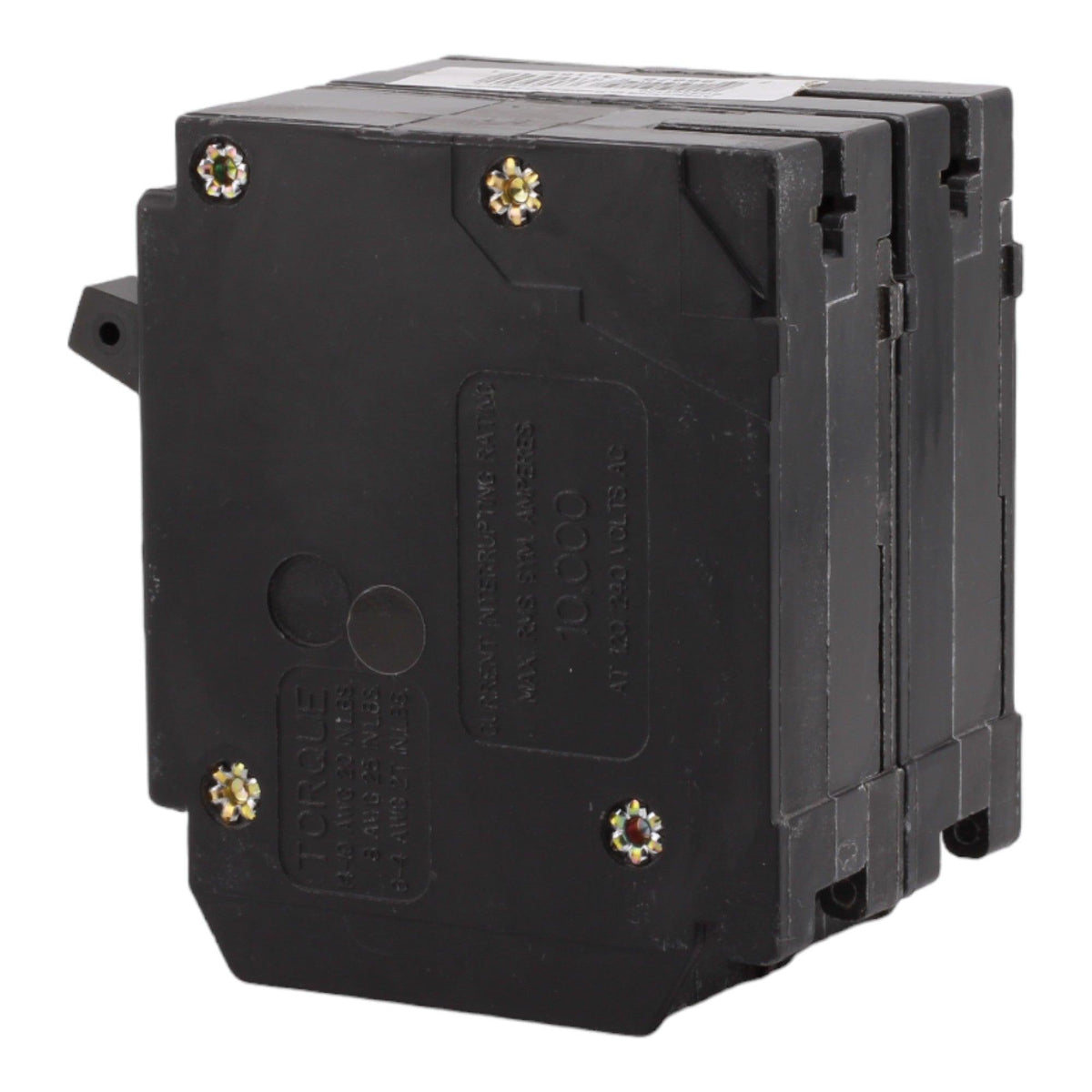 Eaton BQ2302120, (2) 20A & (1) 30A, 120/240V, 4-Pole, 10kAIC, Thermal Magnetic Circuit Breaker, Rejection Tab, for Type BR Load Centers - Image 3