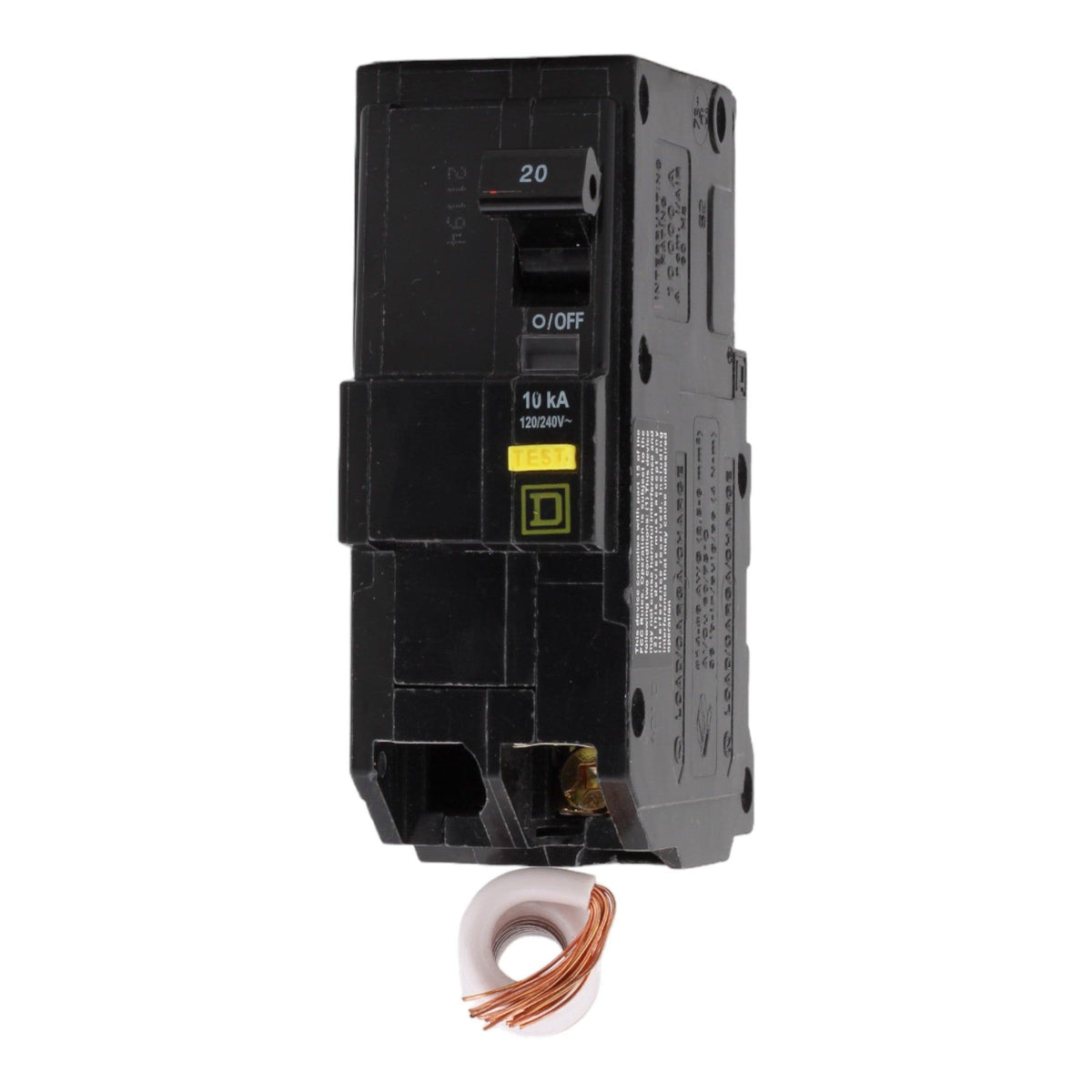 Square D QO QO220GFI 20A 2P 120/240V GFCI Circuit Breaker - Image 3