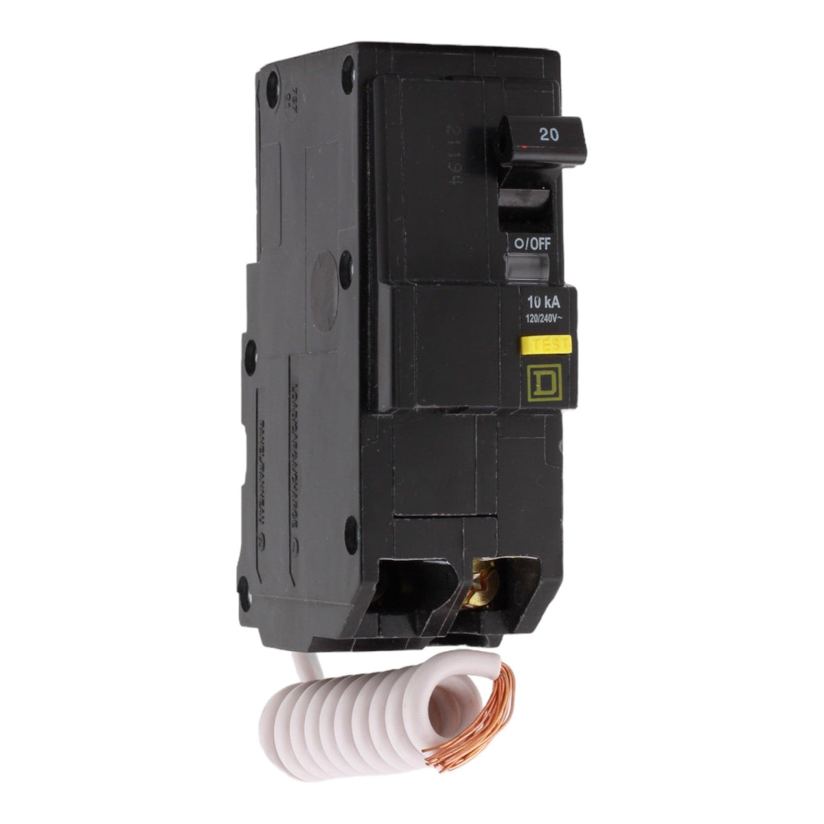 Square D QO QO220GFI 20A 2P 120/240V GFCI Circuit Breaker