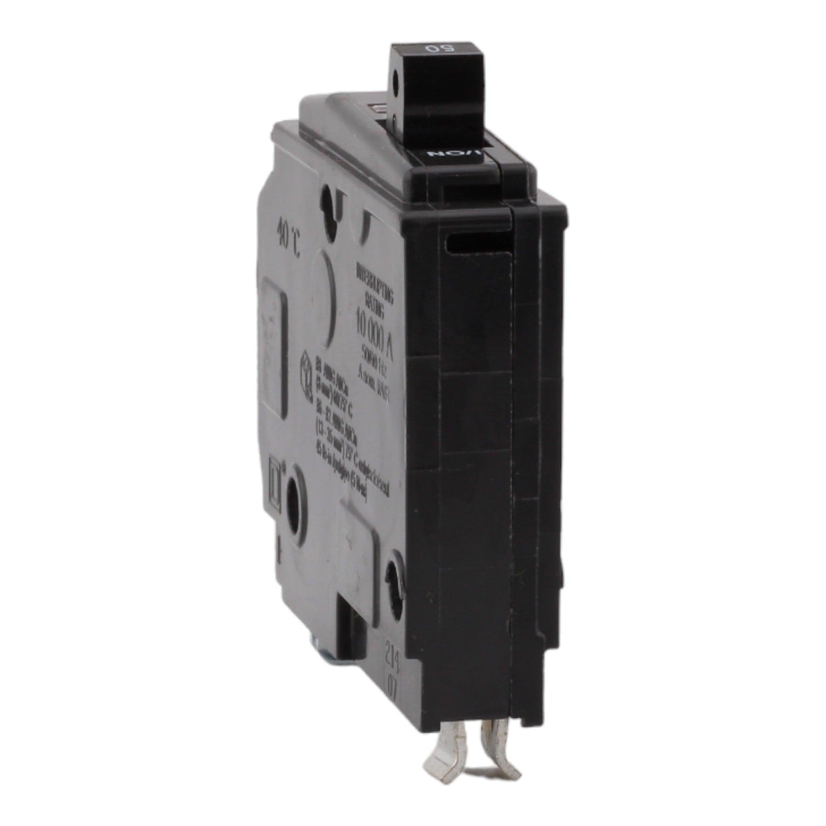 Square D QO150 50 Amp Single Pole 120V Plug-In Standard Trip Circuit Breaker UL - Image 8