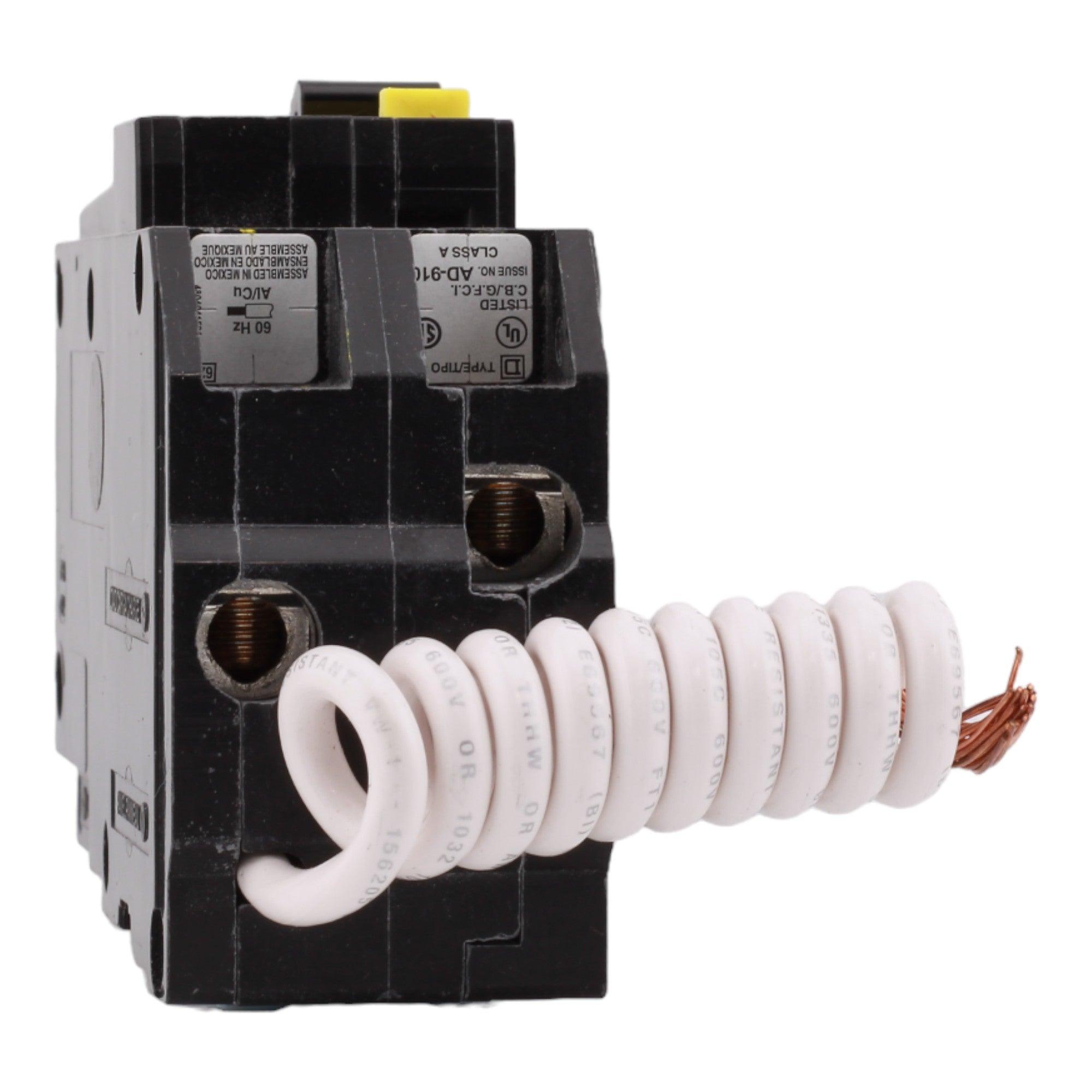 Square D QO260GFI 60 Amp Double Pole 240V Pigtail-Neutral GFCI Ground Fault Circuit Breaker UL - Image 7