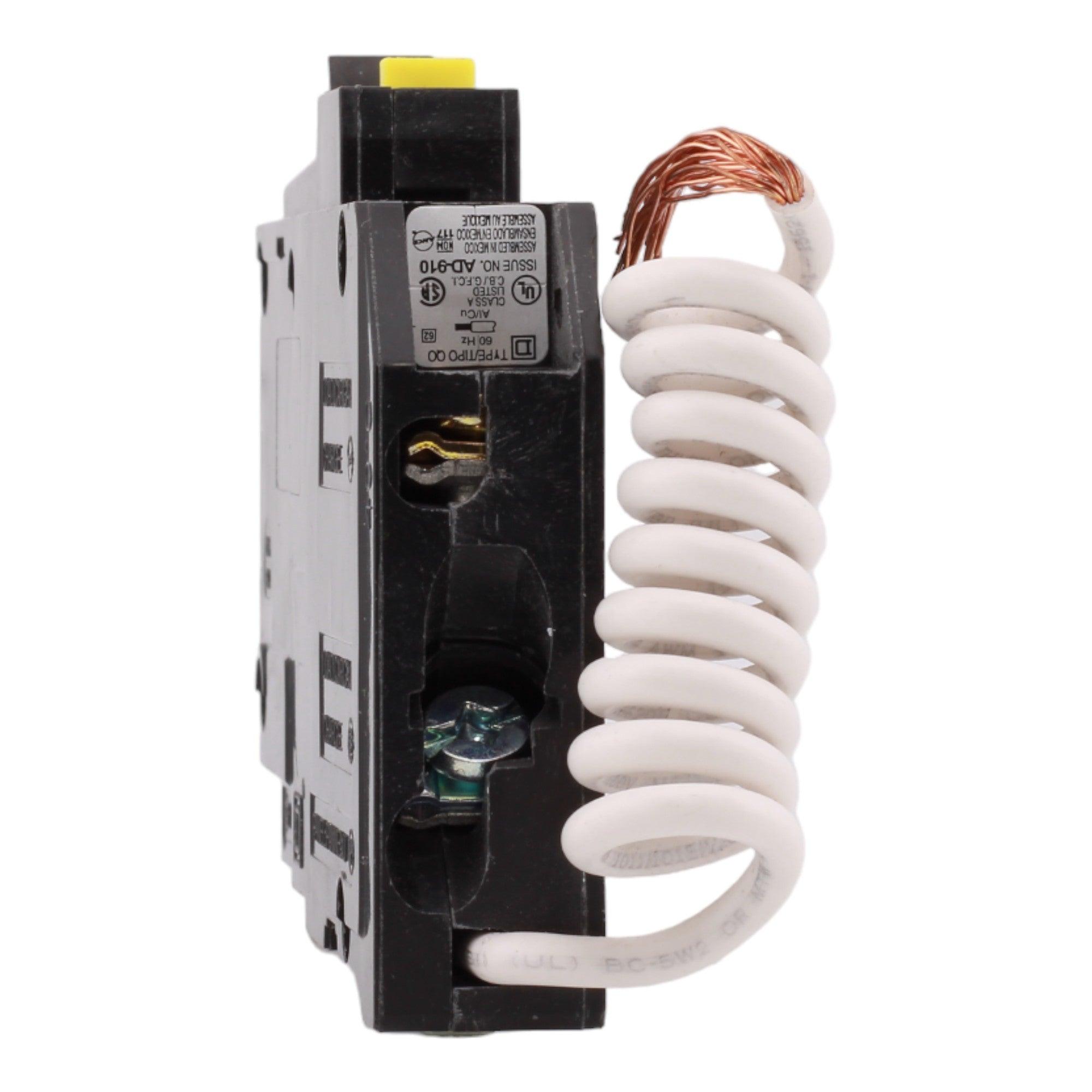 Square D QO115GFI 15 Amp Single Pole 120V Pigtail-Neutral GFCI Ground Fault Circuit Breaker UL - Image 7