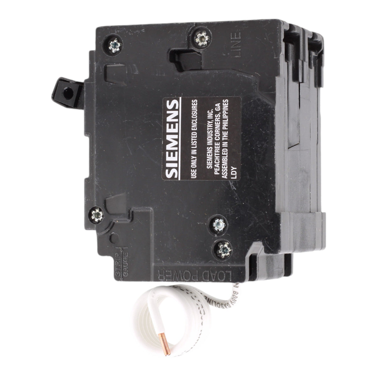 Siemens Q225GF 25 Amp Double Pole 240V Pigtail-Neutral GFCI Ground Fault Circuit Breaker UL - Image 5