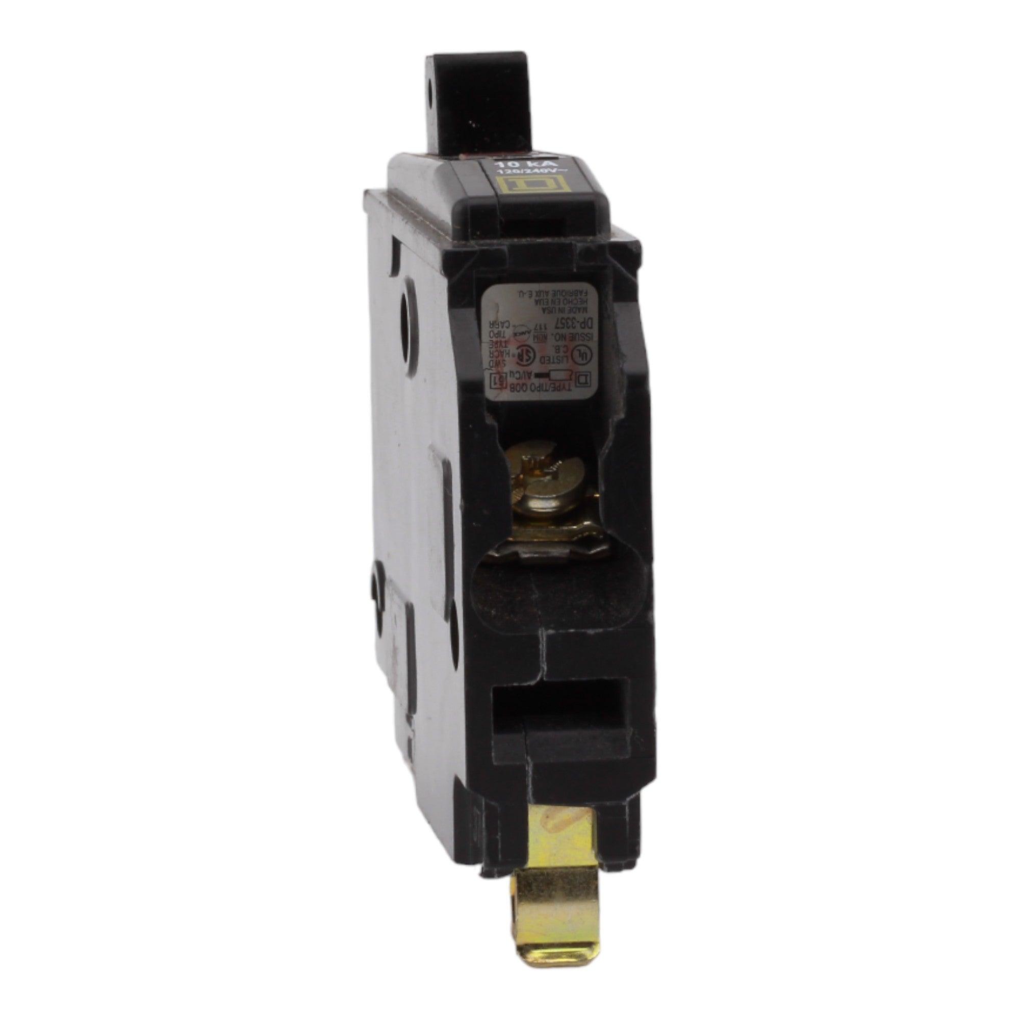 Square D QOB120 20 Amp Single Pole Circuit Breaker - 120 Volt, Bolt-On, UL Listed - Image 7