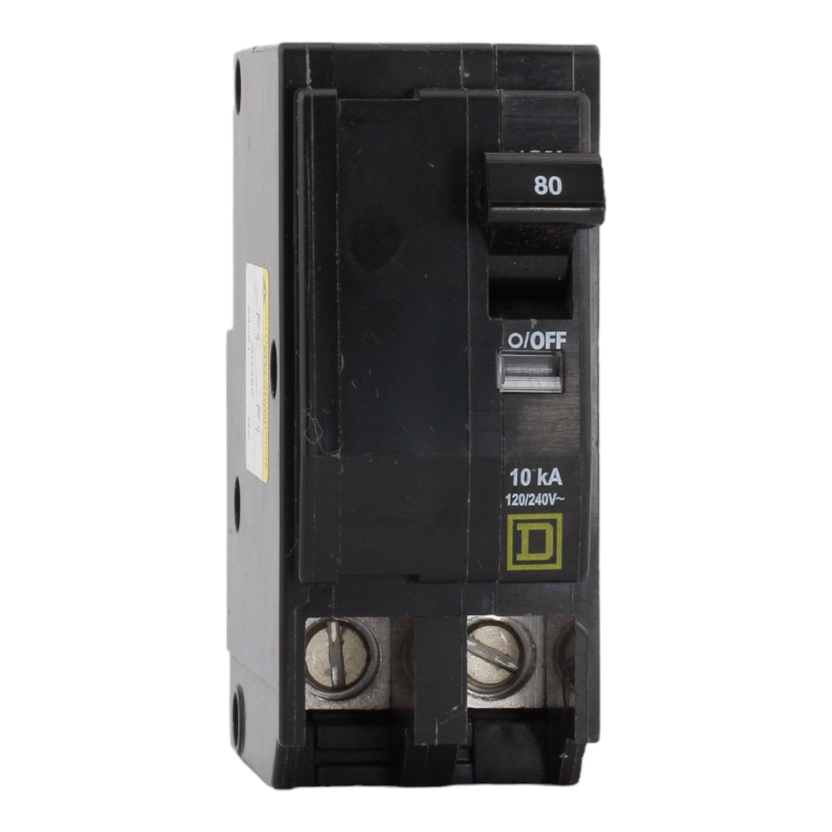 Square D QO280 80 Amp Double Pole 240V Plug-In Standard Trip Circuit Breaker UL - Image 3