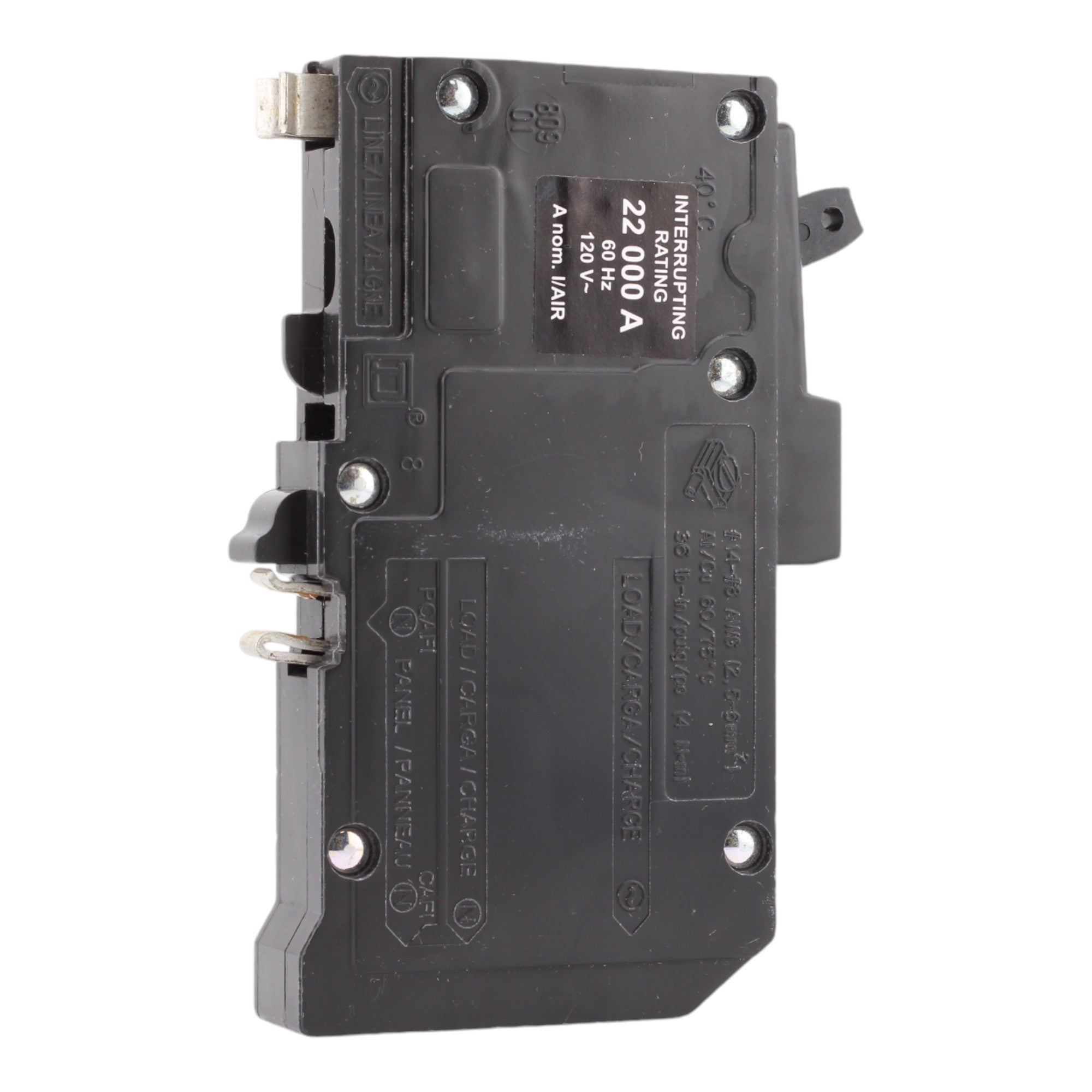Square D QO120VHPCAFI 20 Amp Single Pole 120V Plug-On Neutral AFCI Arc Fault Circuit Breaker UL - Image 5
