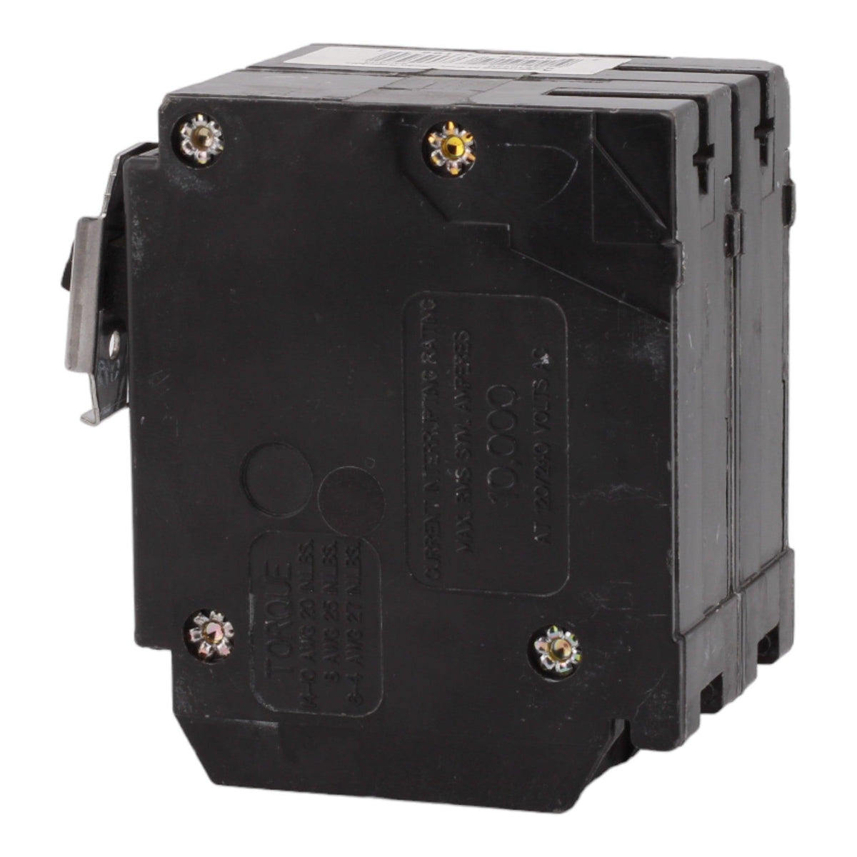 Eaton BR, BQC230230, (2) 30A, 4P, 120/240V, Quadplex, Plug-On, Circuit Breaker - Image 4