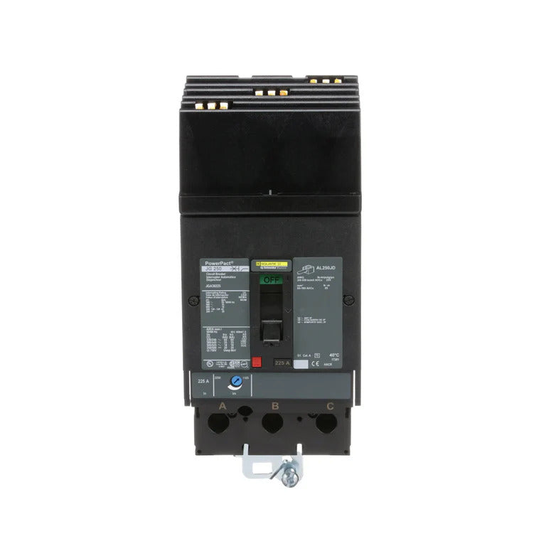 Square D JGA36225 225A 3-Pole 600V Standard Molded Case Circuit Breaker