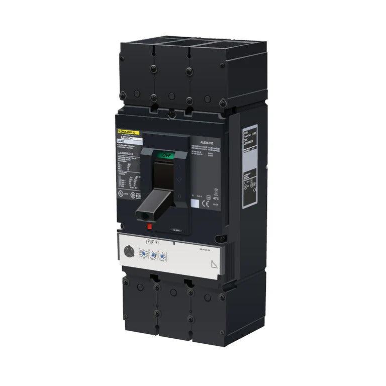Square D LJL36400U31X PowerPact LJ 400A 3-Pole 600V Circuit Breaker