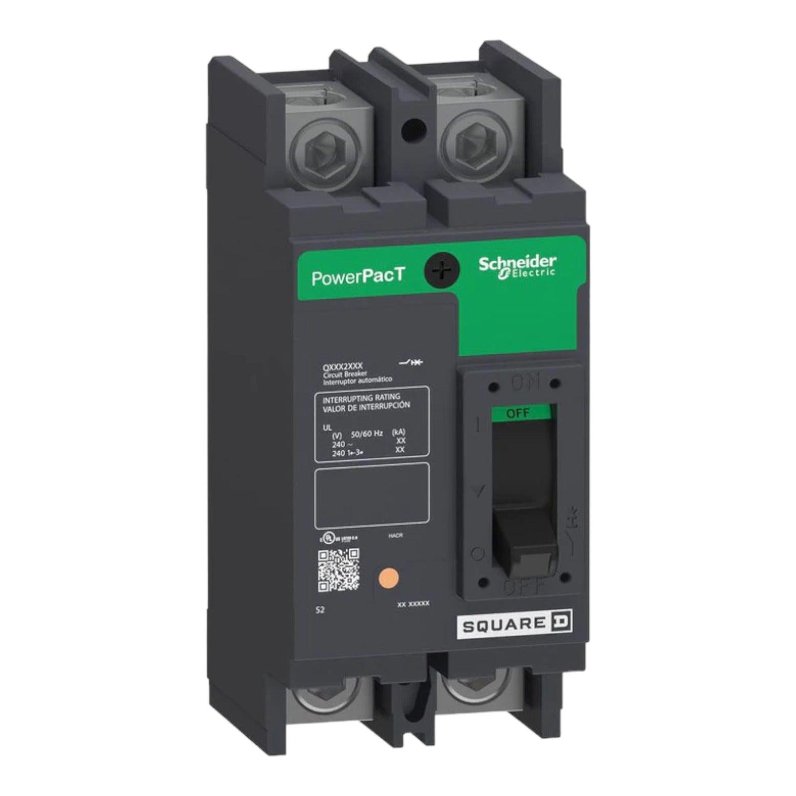 Square D PowerPacT QDL22125 125A 2P 240V Circuit Breaker