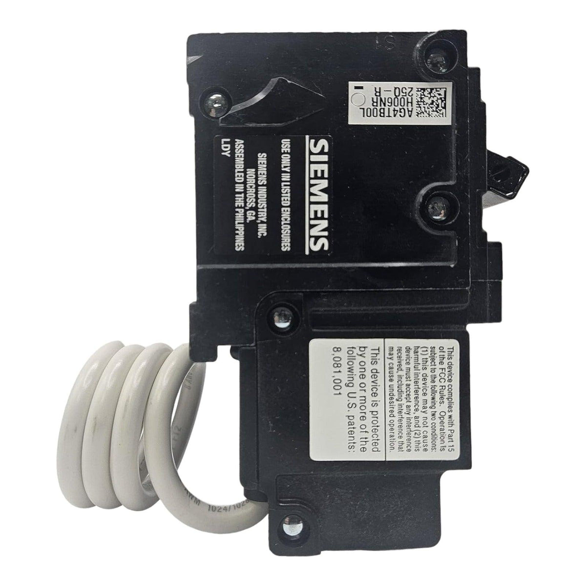 Siemens QF225A 25A 2P 120/240V GFCI Pigtail Neutral Circuit Breaker - Image 3