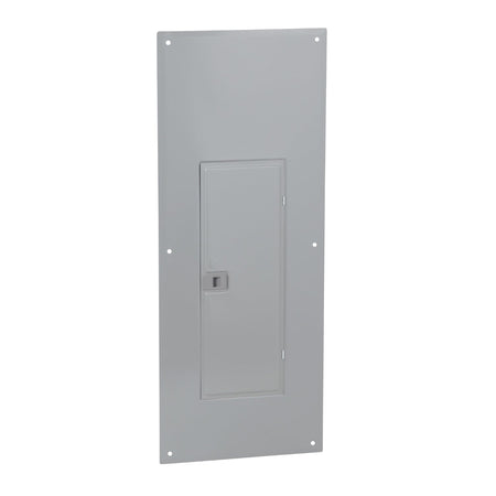 Square D, QOC42UF, 42 Spaces, Flush Cover for Indoor Load Center, Gray