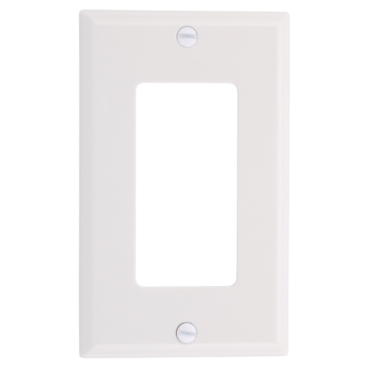 RES POWER Decorative Single Gang Wall Plate Unbreakable Polycarbonate cULus Listed White - Image 3