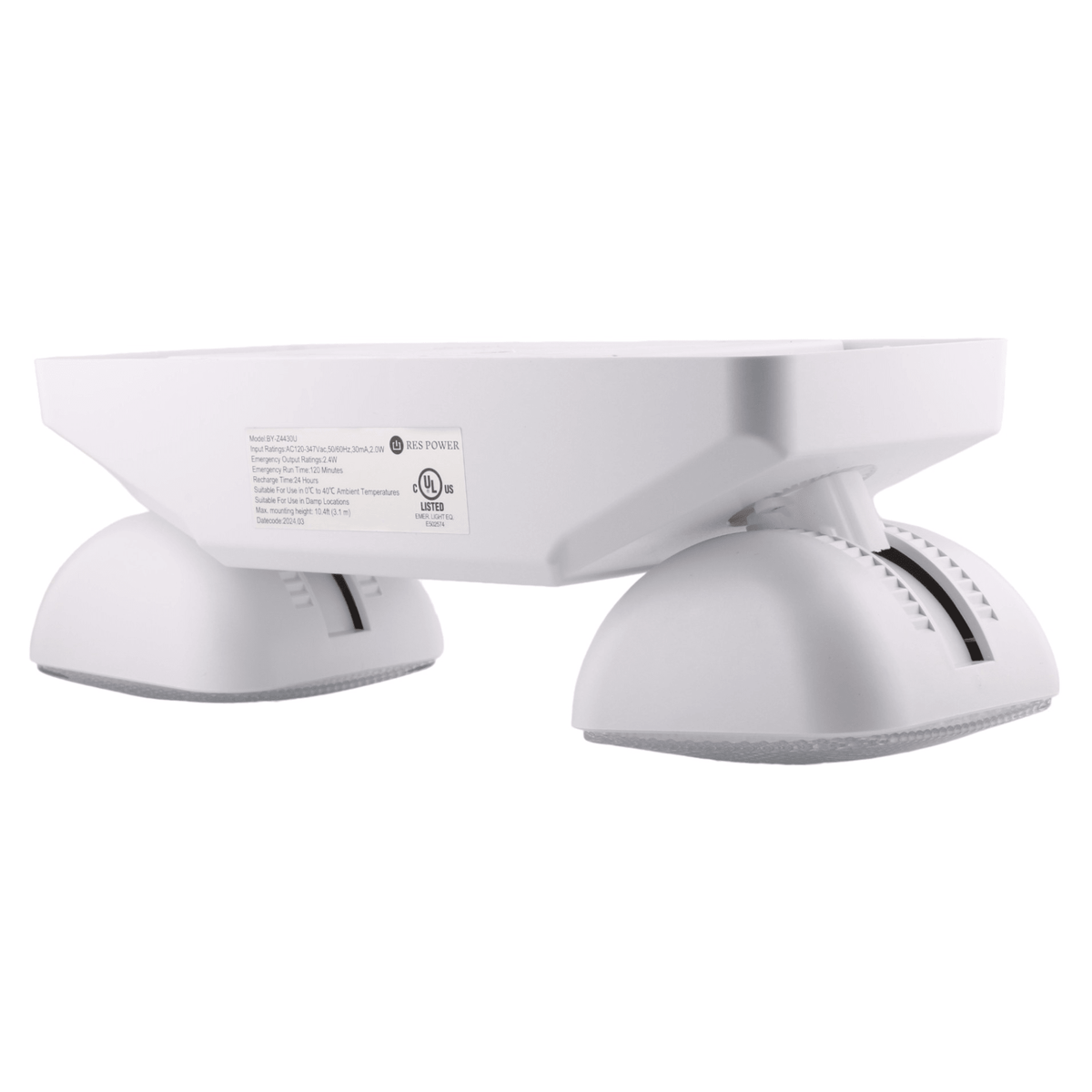 RES POWER RESEL2SWH LED Emergency Light 2 Lamps 180 Lumens 120-347V - Image 4