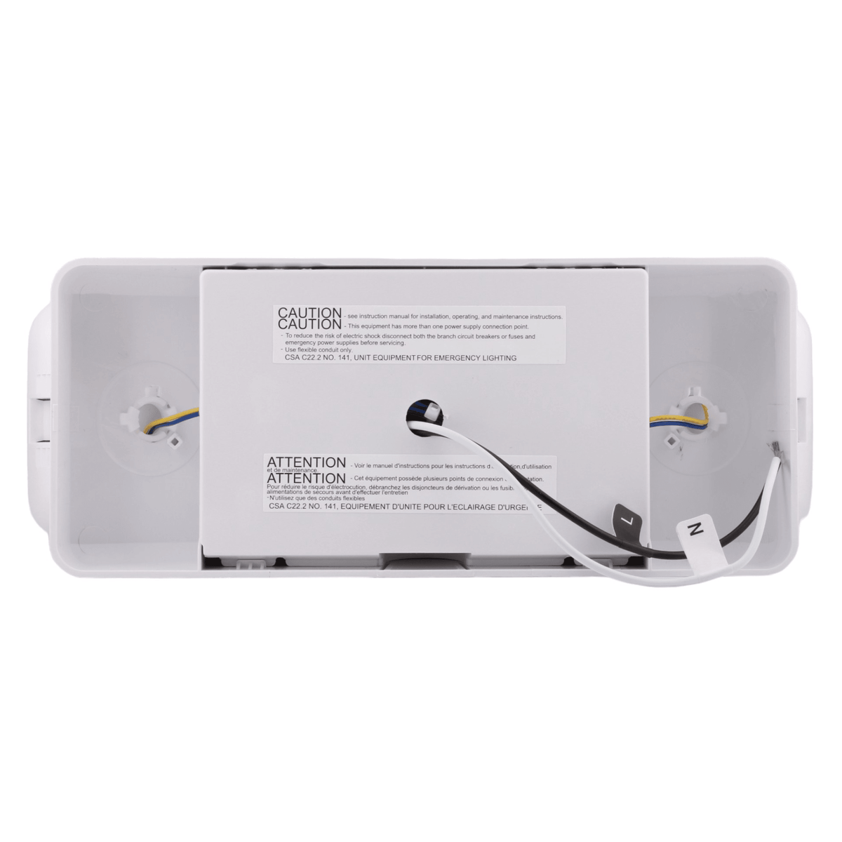 RES POWER RESEL2SWH LED Emergency Light 2 Lamps 180 Lumens 120-347V - Image 6