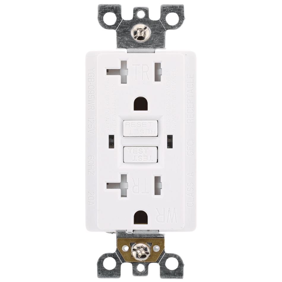 RES POWER Indoor 20A 120V Tamper-Resistant GFCI Outlet Self-Test RESGF20TR - Image 2