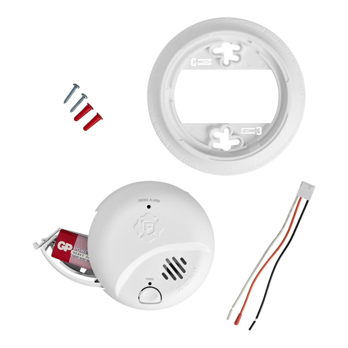 BRK SMI100-AC Hardwire Smoke Alarm 85dB Battery Backup Ionization UL - Image 7