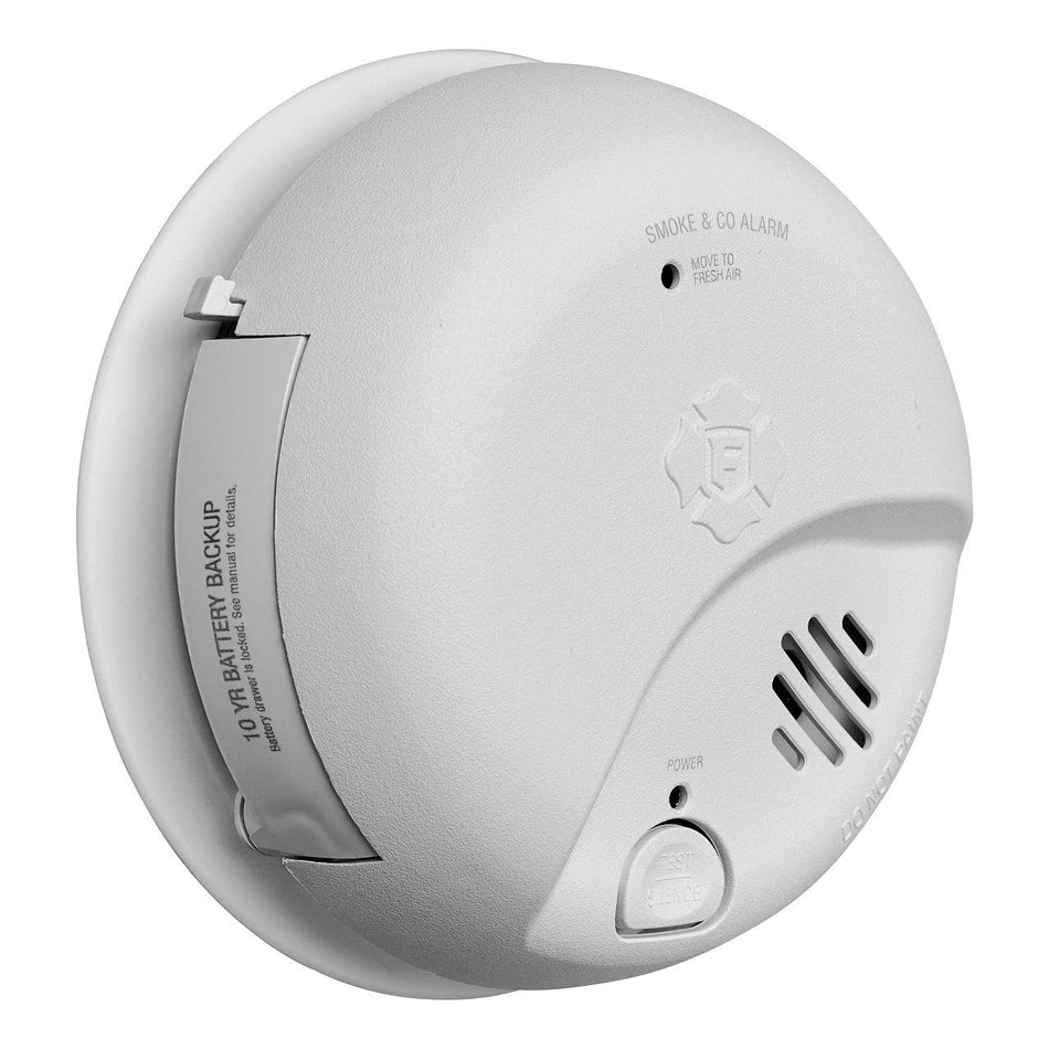 BRK SMICO105-AC, Hardwired Smoke & CO Alarm with 10-Year Battery Backup, Electrochemical and Ionization Sensors - Image 2