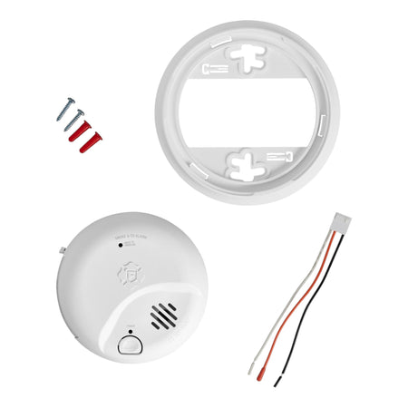 BRK 6-PACK SMICO105-AC, Hardwired Smoke & CO Alarm with 10-Year Battery Backup, Electrochemical and Ionization Sensors - Image 6
