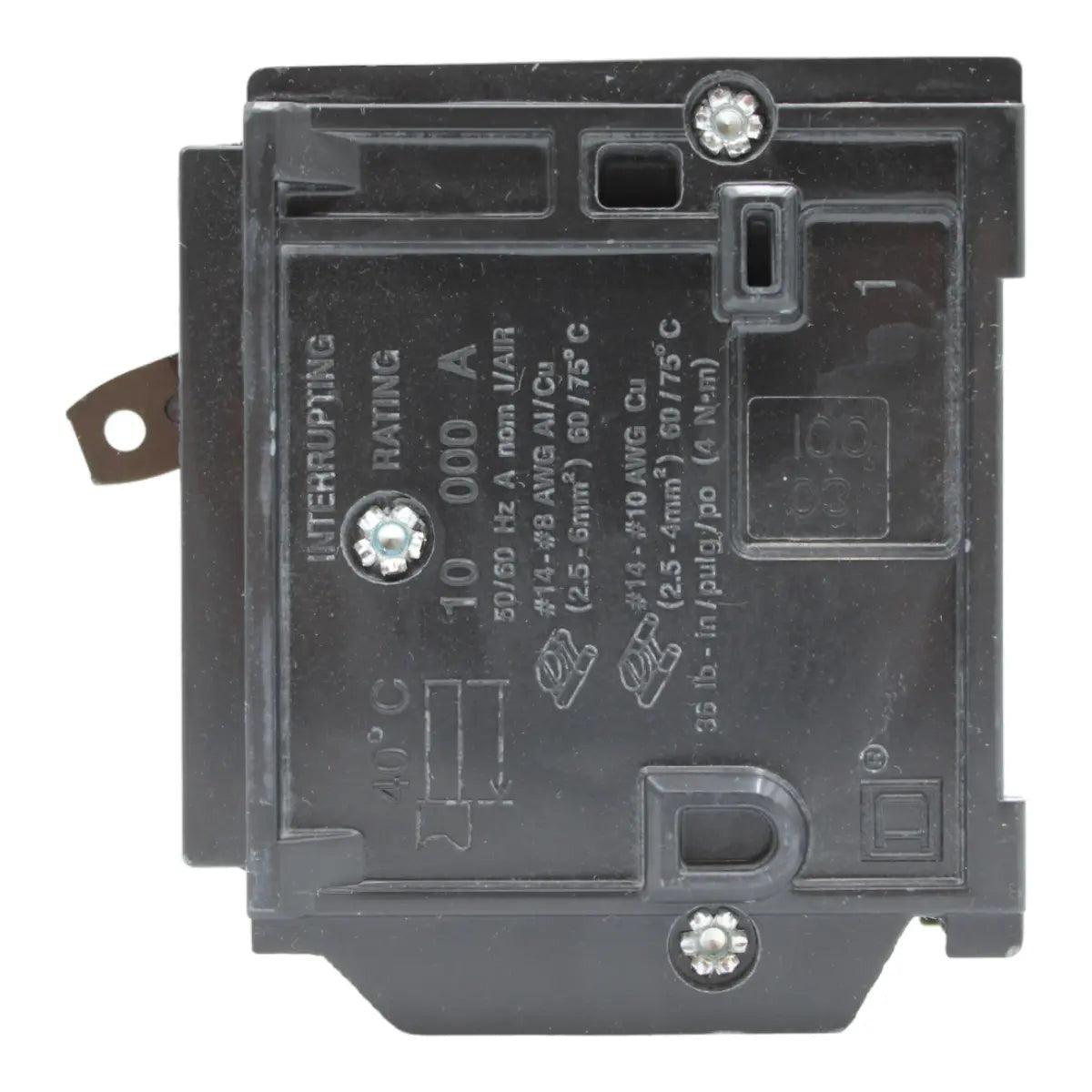 Square D HOM130 Circuit Breaker 30 Amps 120 Volts 1 Pole Plug in UL Listed - Image 3