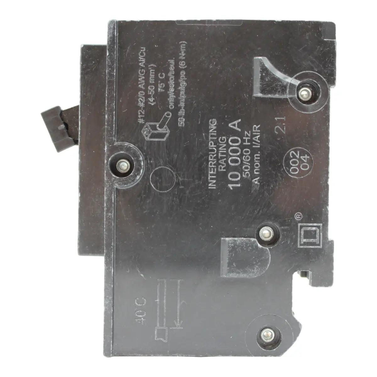 Square D Homeline HOM2125 125A 2P 120/240V Standard Plug-In Circuit Breaker - Image 3