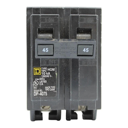 Square D Homeline HOM245 45A 2P 120/240V Standard Plug-In Circuit Breaker - Image 2
