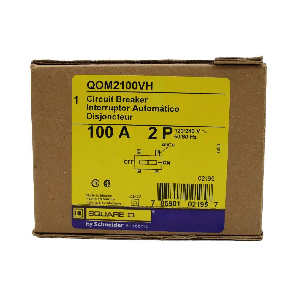 Square D QOM2100VH Main Breaker 100 Amps 240 Volts 2 Pole Bolt on UL Listed - Image 5