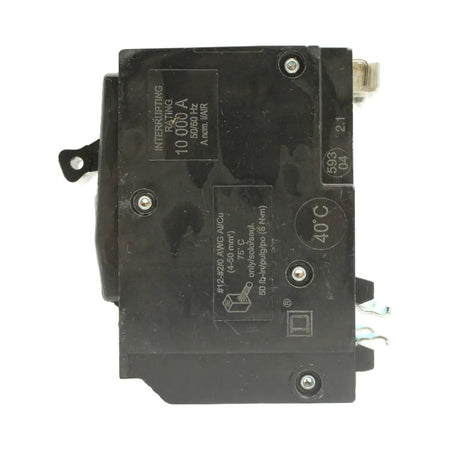 Square D QO2125 125 Amp Double Pole 240V Plug-In Standard Trip Circuit Breaker UL - Image 4
