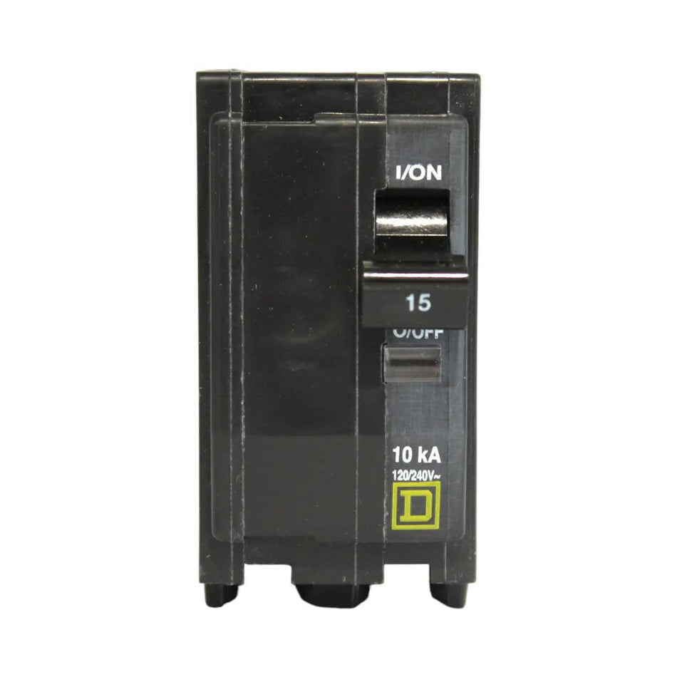 Square D QO215 15 Amp Double Pole 240V Plug-In Standard Trip Circuit Breaker UL - Image 2