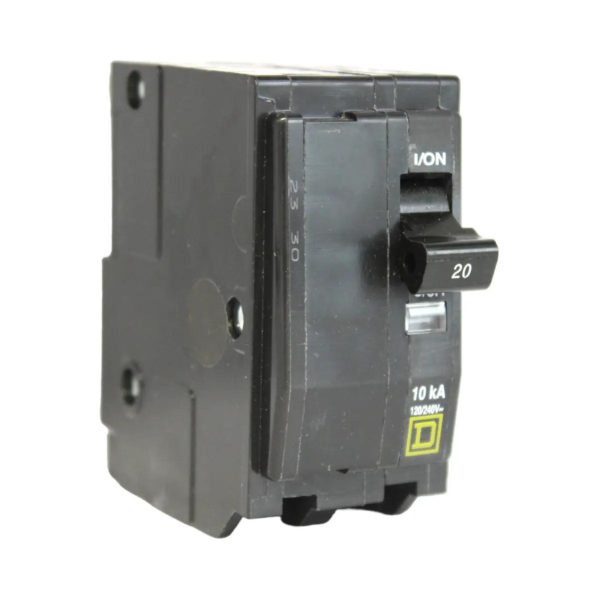 Square D QO QO220 20A 2P 120/240V Circuit Breaker
