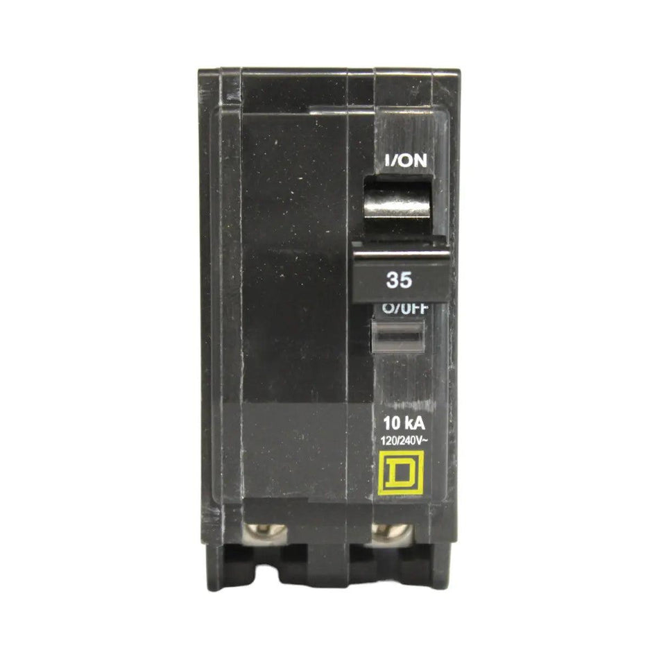 Square D QO235 35 Amp Double Pole 240V Plug-In Standard Trip Circuit Breaker UL - Image 2