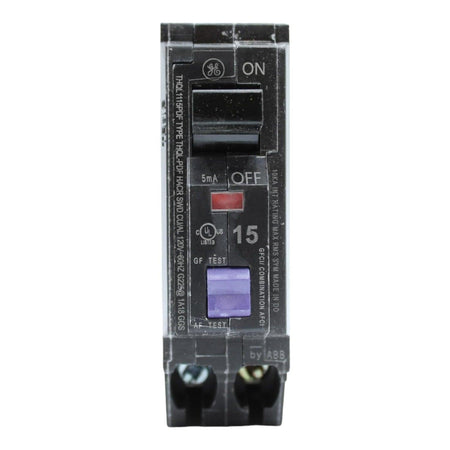 GE Q Line THQL1115PDF 15A 1P 120V AFCI/GFCI Plug-On Neutral Breaker